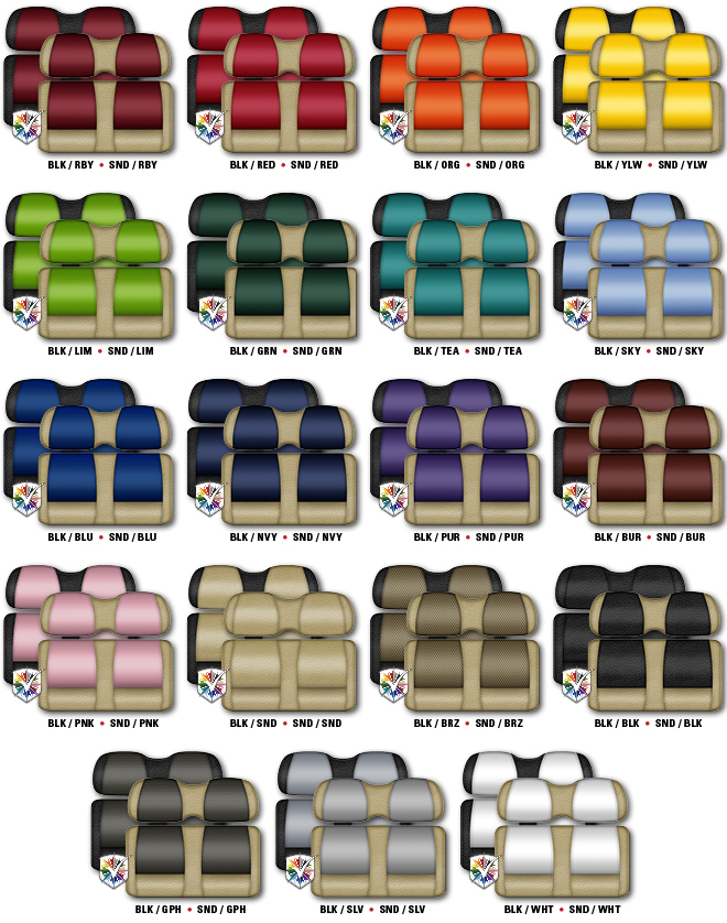 golf cart custom seats